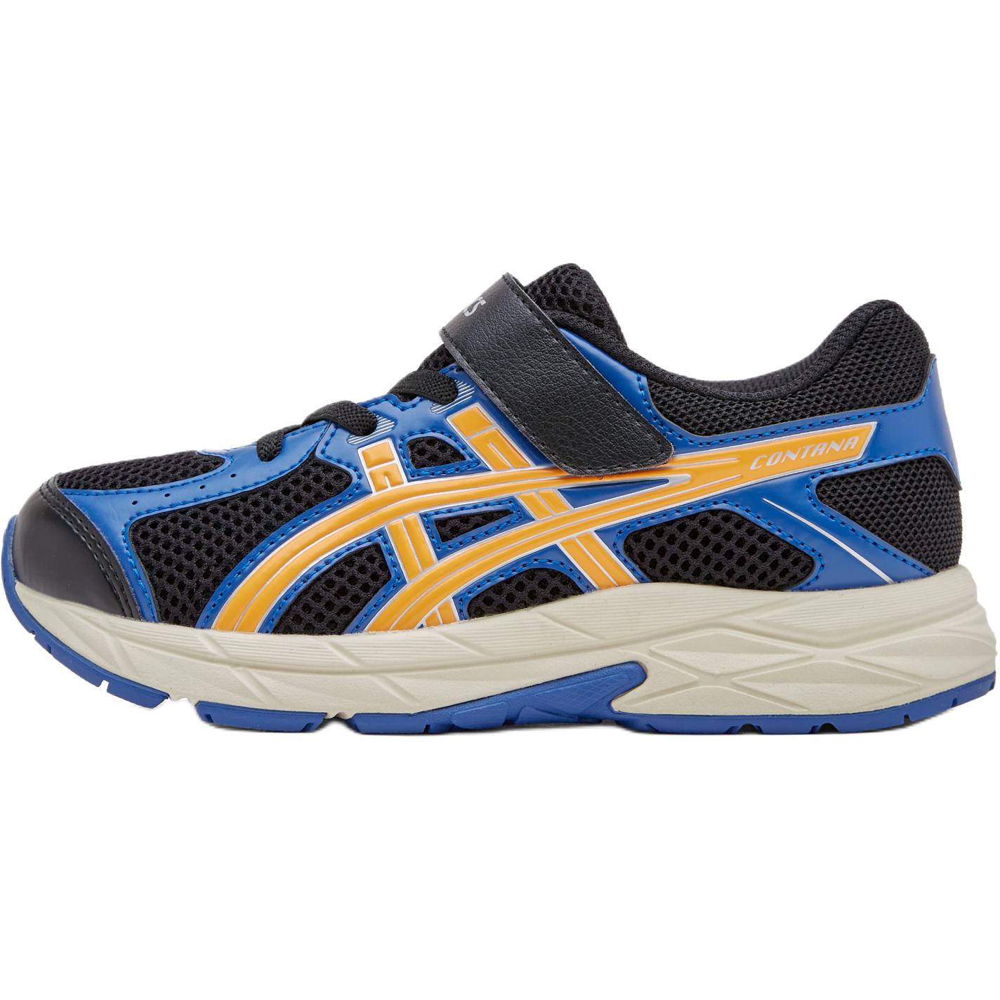 

Новые детские кроссовки для бега Asics RUNNING KIDS Rebound Дышащая поддержка Низкий верх Кроссовки для бега Черный Синий Детские 1014A377-001 38