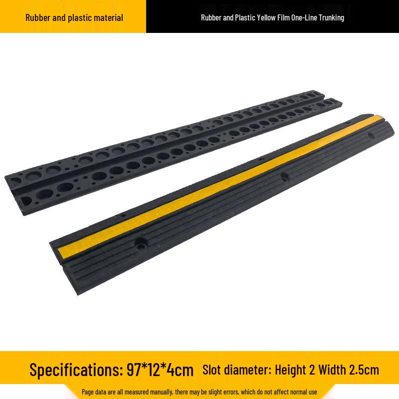 Rubber and Plastic Cable Protection Speed Bump