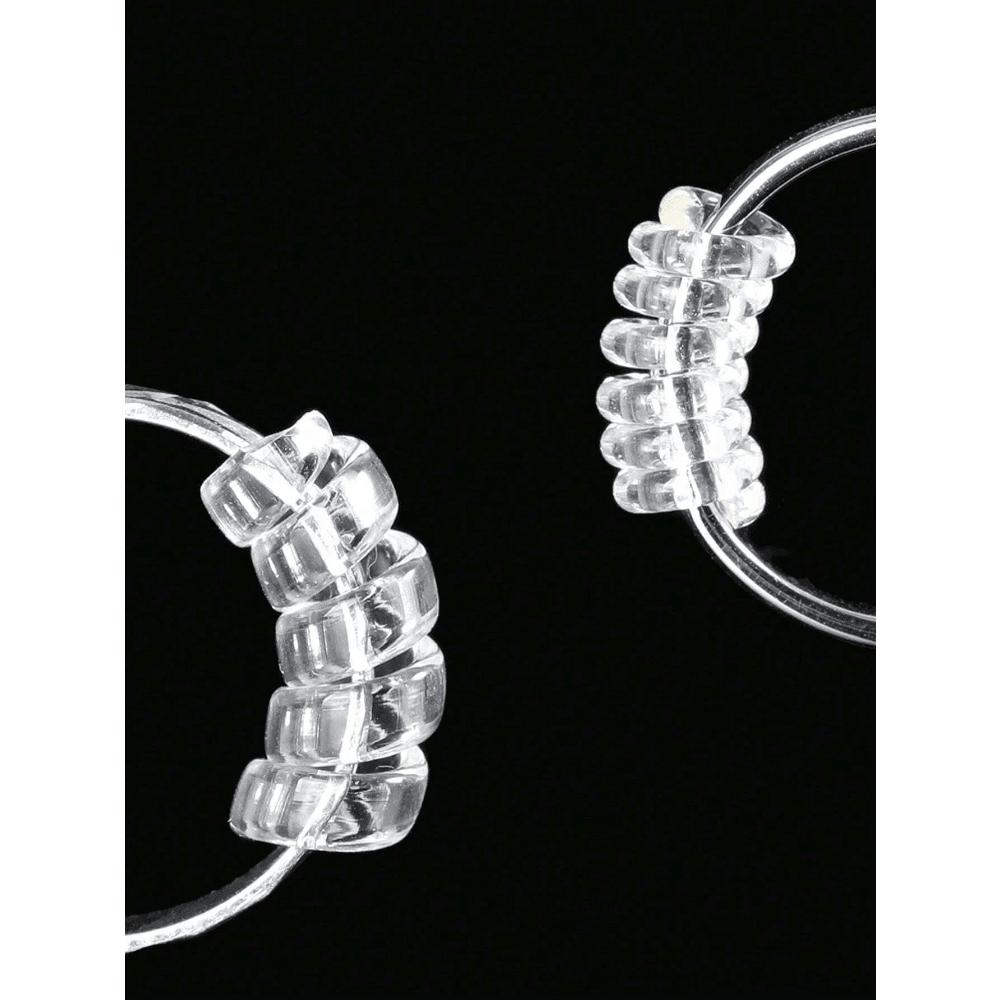4pcs/Set Transparent Ring Sizer Adjuster, Invisible Coil Wrap Resizable Rings, Multiple Combinations Available