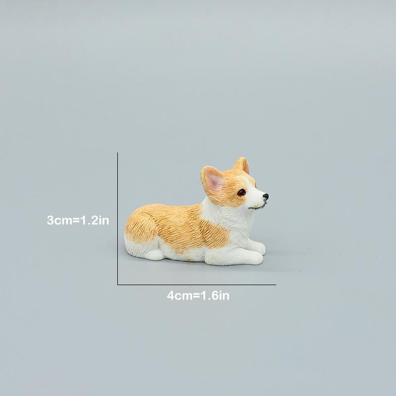 Προσομοίωση Σκύλου Corgi Διακόσμηση Ταμπλό Αυτοκινήτου Χαριτωμένο Σκυλάκι Διακοσμητικό Ταμπλό Αυτοκινήτου Ρητίνη Φιγούρα Σκύλου Διακόσμηση Σπιτιού Γραφείου