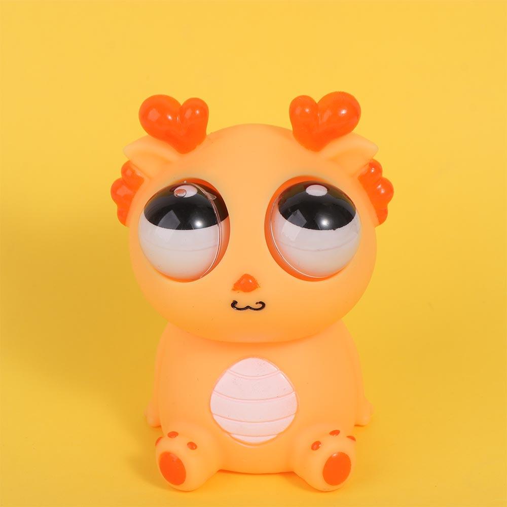 Simulation Dragon Burst Eye Dragon Squeeze Cartoon Animal Squeeze Ball Toys Playsetss Funny Novelty Doll Squeeze Stretching Ball Baby Game