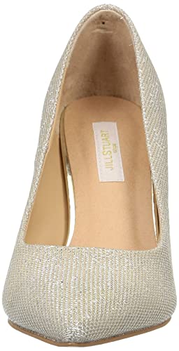 JILL STUART SHOE Women's Pointed Toe Plain Pumps, Size 6489 GD, Size 22.5 Cm, E