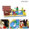 Moc Farm Animals Trees Plants Construction Blocks Toy Sets Henhouse Blocks Toy Sets For Kids Gifts With Vegetables Fruits Blocks Parts