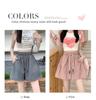 Women's 2025 Summer Pink Casual High-Waist A-Line Loose Wide-Leg Shorts