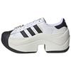 Originals Superstar Confort Classique Style de Vie Chaussures Décontractées Femme Noir Blanc JR9895