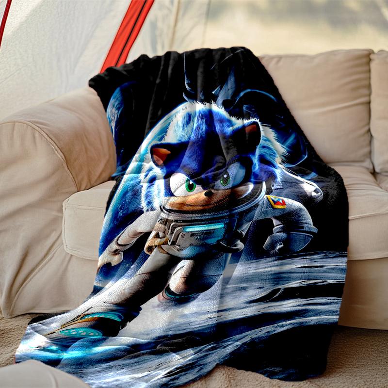 SONIC Blanket Lightweight Print Throw Blanket For Couch, Bed, Car, A Heartfelt Gift for Your Family and Friends