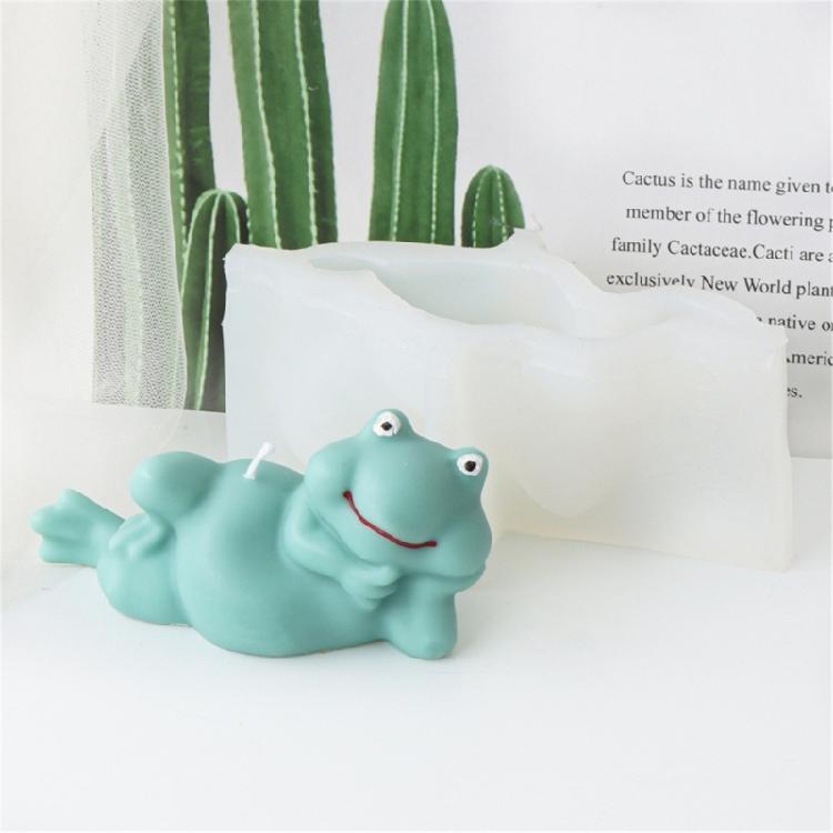 Use Friendly Candle Silicone Frogs Molds Easy Release Frogs Shaped Candle Silicone Molds for Handmade Candle and Soaps