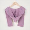 Women's Korean Knitted Hooded Shawl Vest - Casual Solid Color Layered Outerwear