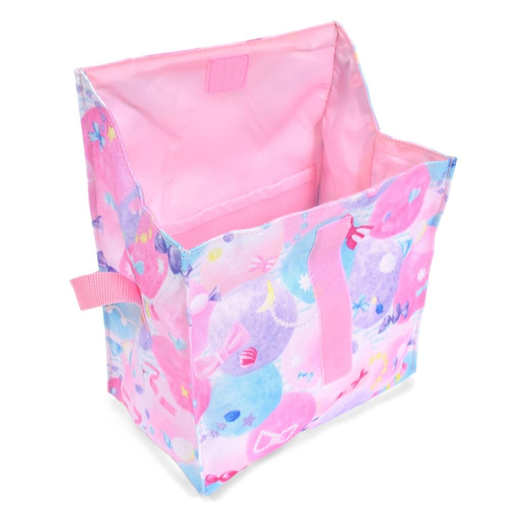 COLORFUL CANDY STYLE Lunch Standard Fluffy and Cute Candy Pop Bag, PET,