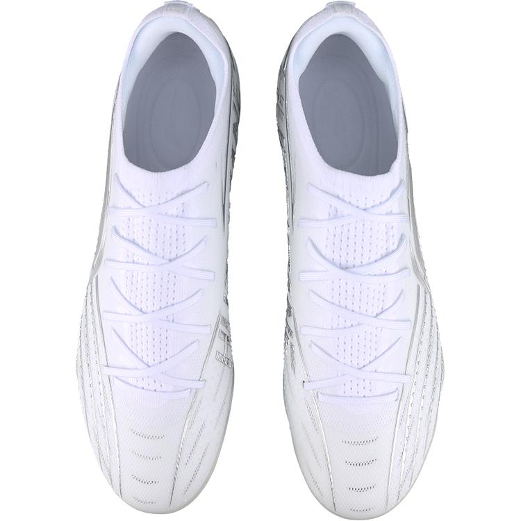 Li Ning Shadow 3.5 Fashion Comfortable TF (Rubber Studs) Artificial Turf Non-Slip Durable Soccer Shoes Men Soccer Shoes Silver YSTV023-4