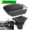 For Volkswagen UP Armrest Box For Skoda Citigo VW UP Seat Mii Car Armrest Storage Box with USB LED Light Retrofit Car Accessorie