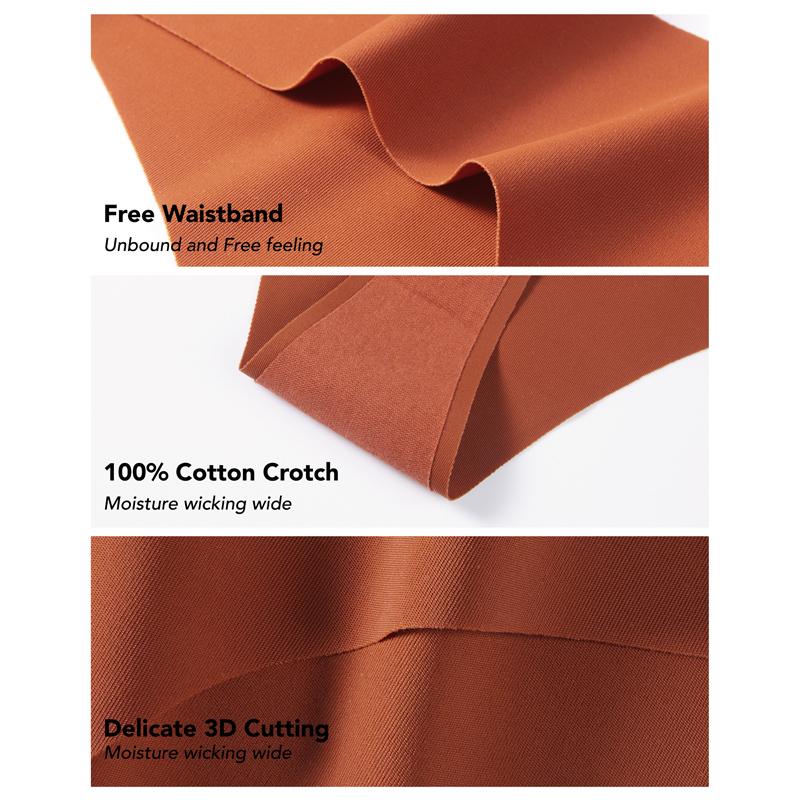 3Pcs/Lot Women Sexy Ice Silk Panties Low-waist No Trace Underwear Thong Female G String Breathable Lingerie Temptation Intimates