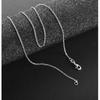 Wholesale 925 Sterling Silver 5pcs/Lot 18'' 45cm Fine Chain O-Chain Necklaces For Women Fashion Jewelry Silver Necklace