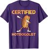 Cool Hotdog Outfit for Adults Hotdog Hot Dog Lover TShirt Foodies Certified Hotdogolist Y2k Art Aesthetic Clothes Novelty Gifts