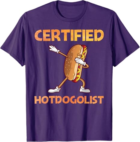 Cool Hotdog Outfit for Adults Hotdog Hot Dog Lover TShirt Foodies Certified Hotdogolist Y2k Art Aesthetic Clothes Novelty Gifts