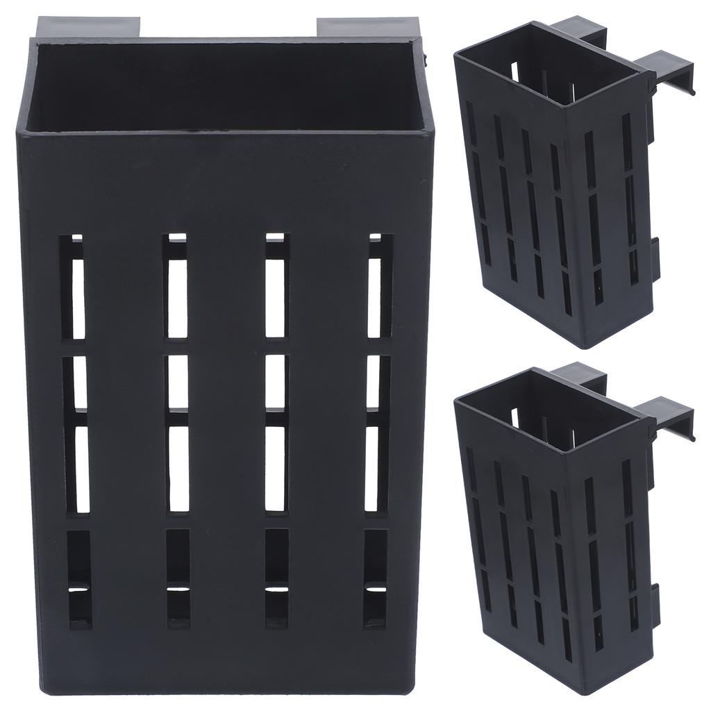 3 Pcs White Aquarium Plant Holder with Holes Professional Practical Pot For Plants Aquarium Fish Tank Plant Stand for Aquatic
