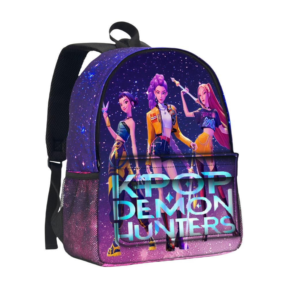 Huntrix Kpop 3D Stereoscopic Starry Sky Bag, Witch Hunting Team, High Capacity Starry Sky Bag for Primary and Secondary School Students CLE