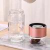 Borosilicate Glass Tea Water Separation Bottle Round Mouth Handhold Portable Bottle  Sports