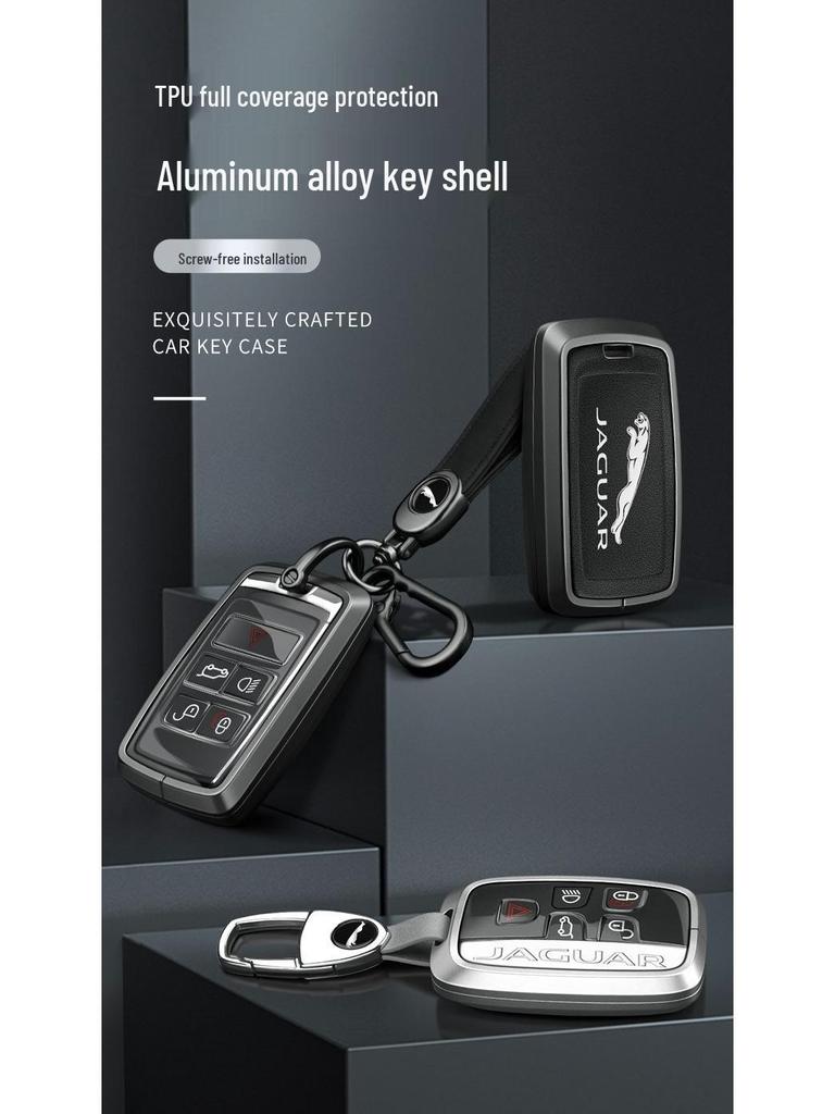 Jaguar Key Cover: Fits XFL, XEL, E-Pace, F-Pace, F-Type, I-Pace, XJ, XE - Women's Protective Car Shell