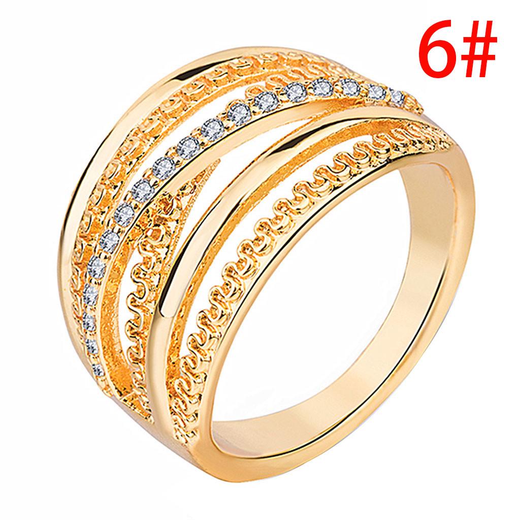 

Женское элегантное минималистское ювелирное кольцо из розового золота с несколькими нитями