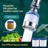 Filtre à Eau Universel pour Robinet Avec Rotation à 360 Degrés Et Filtration Efficace des Impuretés Parfait Pour la Cuisine Salle de Bain Usage Quotidien