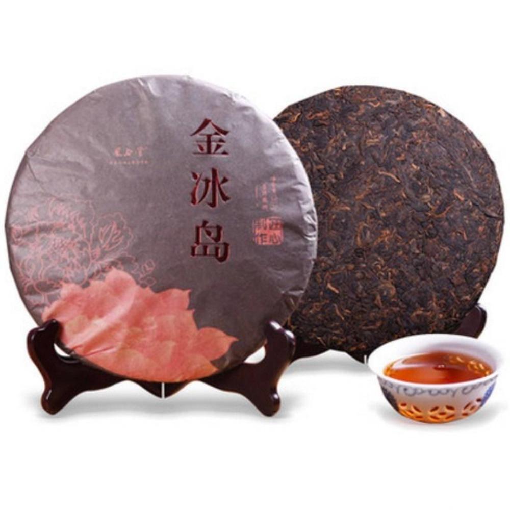 357g Premium Pu-erh Tea Ripe Puerh Black Tea Bingdao Old Cake