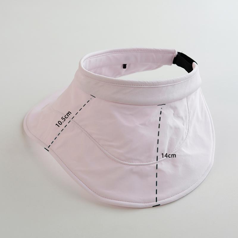 Irregular brim cotton empty top sun hat children versatile travel UV protection foldable sun tide