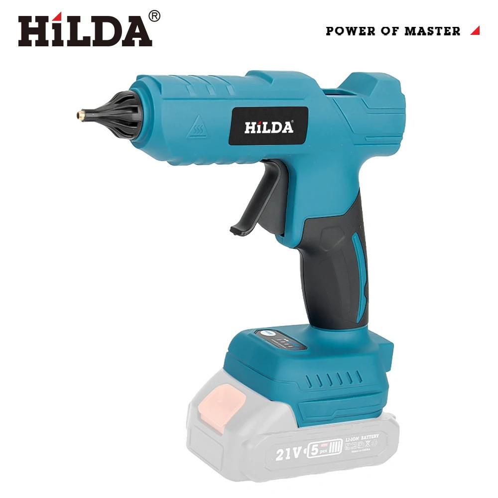 21V Cordless Rechargeable Hot Melt Glue Gun for DIY Projects