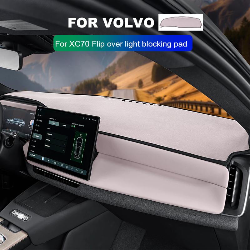 The Dashboard Light Blocking Pad For Volvo XC70 Thermal Ulation Sunshade Sun Protection Pads for Car Interi Protective Pad