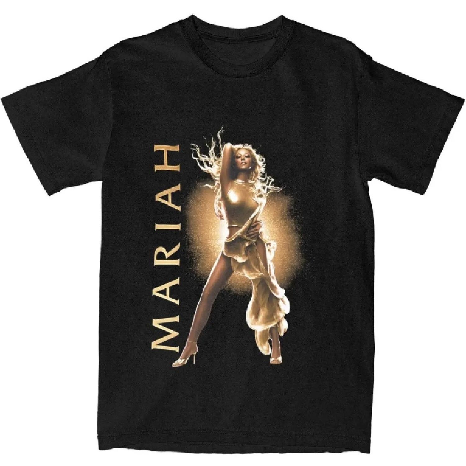 

Mariah Carey Emancipation Of Mimi Apparel T-Shirts for Men Women Vintage Pure Cotton Printed Tee Shirts XXXXXL чёрный