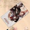 Hu Tao Genshin Impact Asciugamano da Spiaggia Cartoon Carino Kawaii Decorazione Stanza Bagno Ragazze Bambini Asciugamani per le Mani per Bagno Doccia