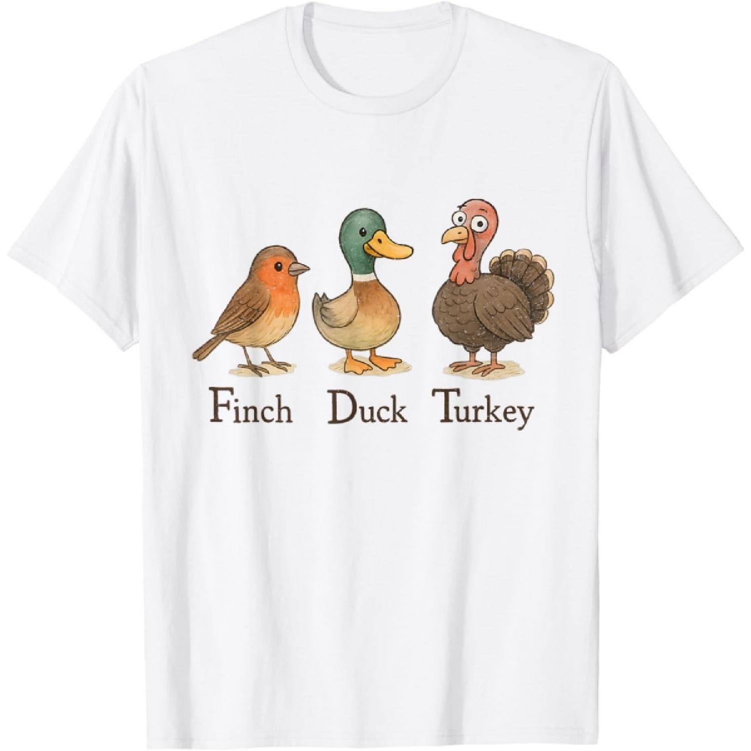 

Subtle Bird Anti Trump Shirt Retro Bird Finch Duck Turkey T-Shirt XXXXXL білий