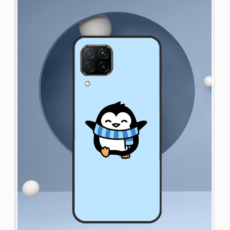 

Cartoon Penguin For Huawei Nova 12s 12i 11i 8i Y91 Y60 Y70 Y72 Y90 Y61 9 10 SE P20 P40 Lite P30 P60 Pro Case Nova 11 Pro