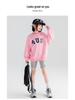 Tao Town Girls' Autumn Letter Print Sweatshirt - Fashionable Casual Long Sleeve Top for Kids