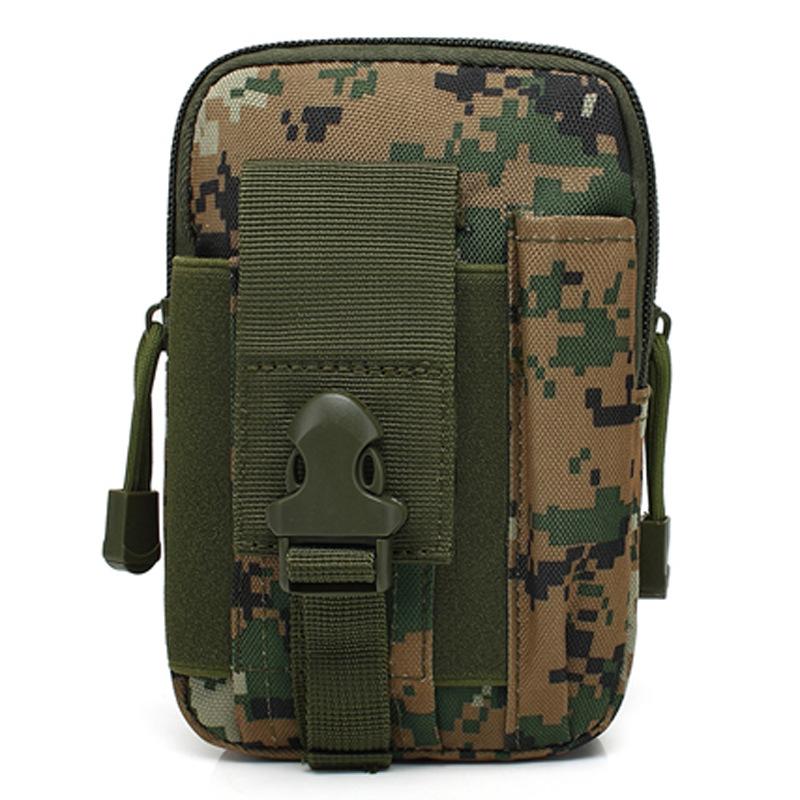 Men'S Belt Bag Outdoor Waist Bag Bag Waterproof Camo Sports Hunting Accessories Storage Bag Molle Nylon Cell Phone