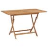 Patio & Garden Tables Folding Garden Table Solid Teak Wood