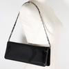 Salvatore Ferragamo ChainShoulder Shoulder Bag 21-4384 2-way Clutch Black Enamel Women Used
