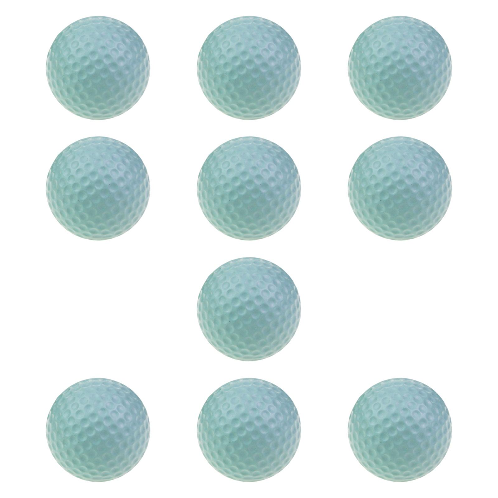 

10Pcs Golf Practice Balls Golf Accessories Soft for Golfer Beginner Indoor сірий колір