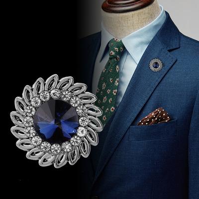 Spille Brooch di Cristallo Strass di Alta Gamma Moda Spille per Abito da Camicia da Uomo Corsage Spilla da Colletto da Donna Accessori di Gioielleria di Lusso
