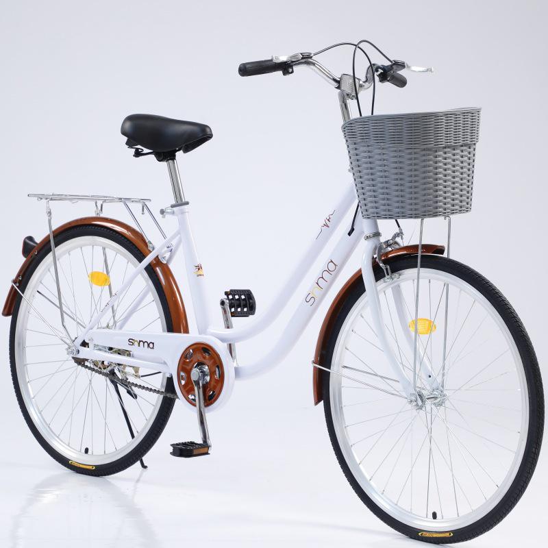 Sanhe Horse 24/26-inch Unisex Commuting & Shopping Bike with Variable Speed and Lightweight Design