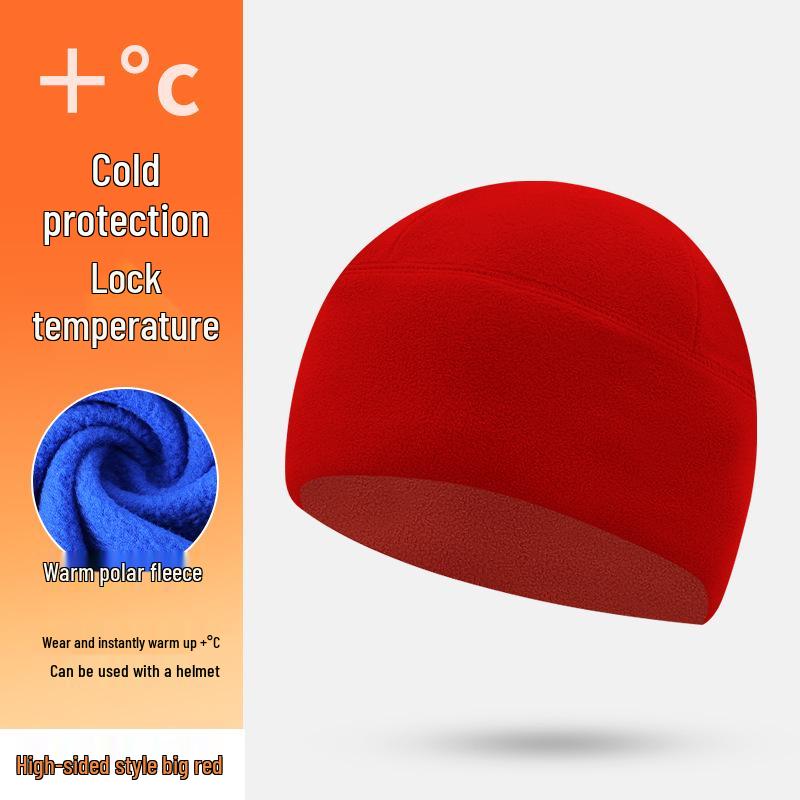Thick Fleece Ear-Protective Winter Motorcycle Helmet Liner
