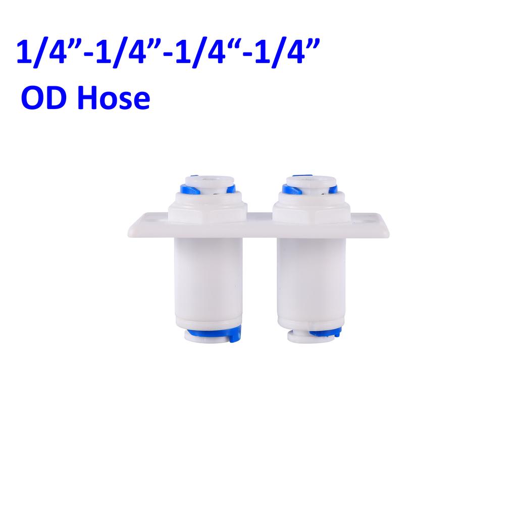 OD 1/4" 3/8" Hose Tube Connectors Reverse Osmosis Aquarium Fittings RO Water Elbow Straight Plastic Pipe Coupling Water Joints