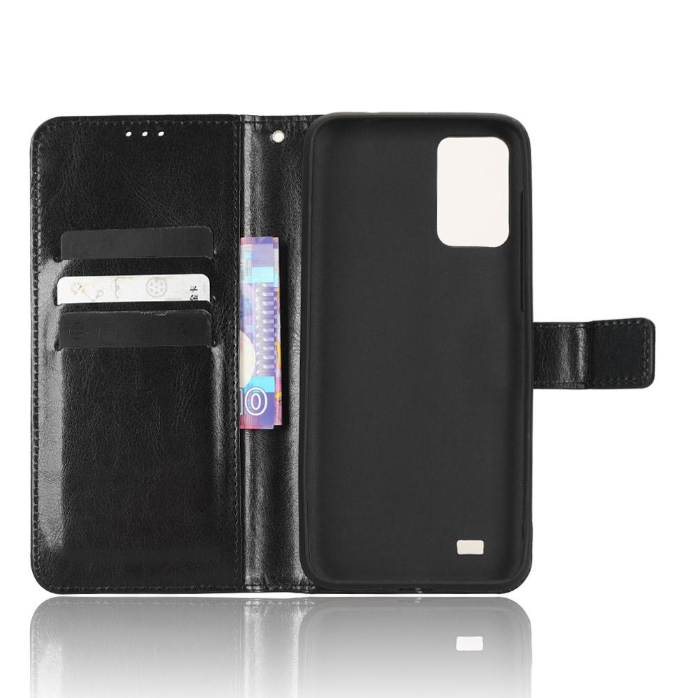 Luxury Leather Flip Wallet Case with Card Slots Kickstand Magnetic Buckle Shockproof Protective Cover for Oukitel WP6/C19/C21/C22/C25/WP13/WP15/WP16