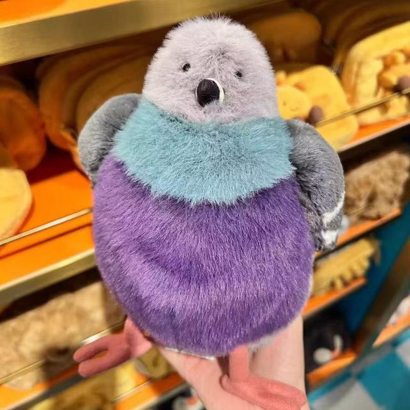 23cm Parrot Fat Pigeon Bird Plush Doll Toy Gift Doll Pet Companion Toy Ornaments Christmas Birthday Girl Gift