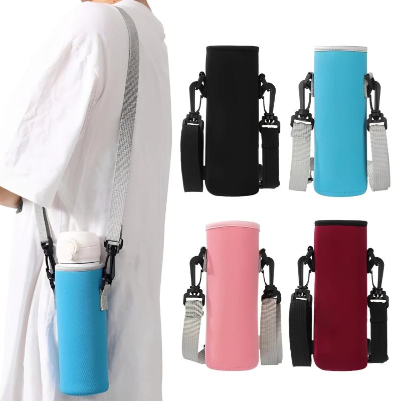 Thickened Heat-Insulating Portable Outdoor Sports Shoulder Strap Cup Sleeve