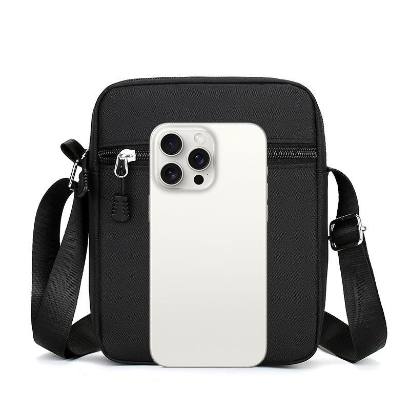 Bolso bandolera para hombre, bolso de hombro casual simple, bolso cruzado de tela Oxford, bolso mini pequeño, bolso para teléfono móvil, bolso de hombre.