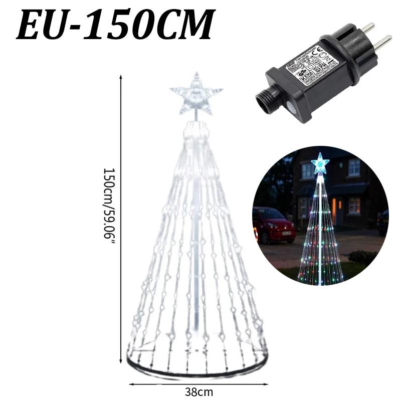 Controlchristmas Light NEW LED Christmas Tree Indoor Outdoor Decoration Metal Ring Led String Light Decorative Light