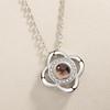 Love Memory Necklace: Projects 'I Love You' in 100 Languages, TikTok-Style Couple's Copper Clavicle Chain