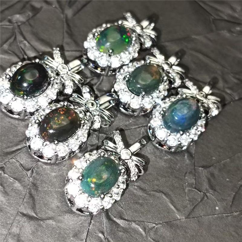 A Sweet and Perfect Gift for African Black Opal Pendant In Summer