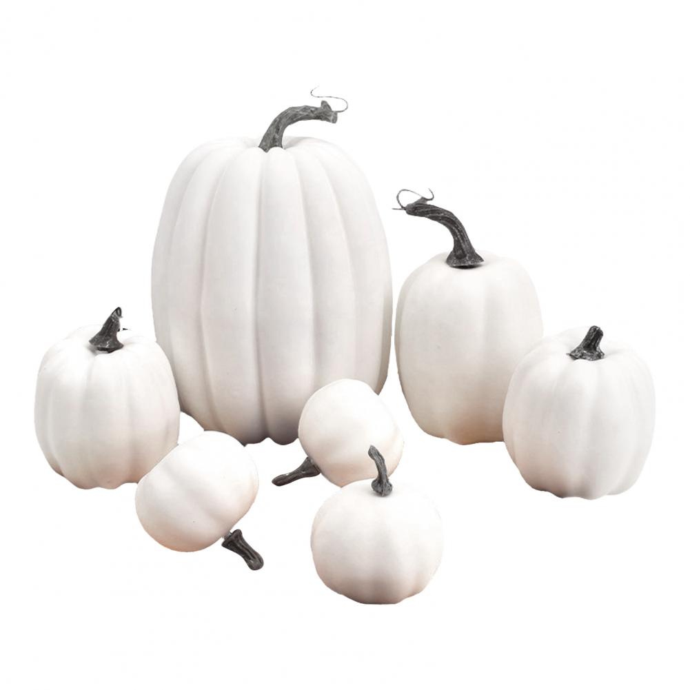 Pumpkin Craft Set Foam Pumpkin Decoration Fall Harvest Table Centerpiece Artificial Foam Pumpkins Set for Thanksgiving Halloween